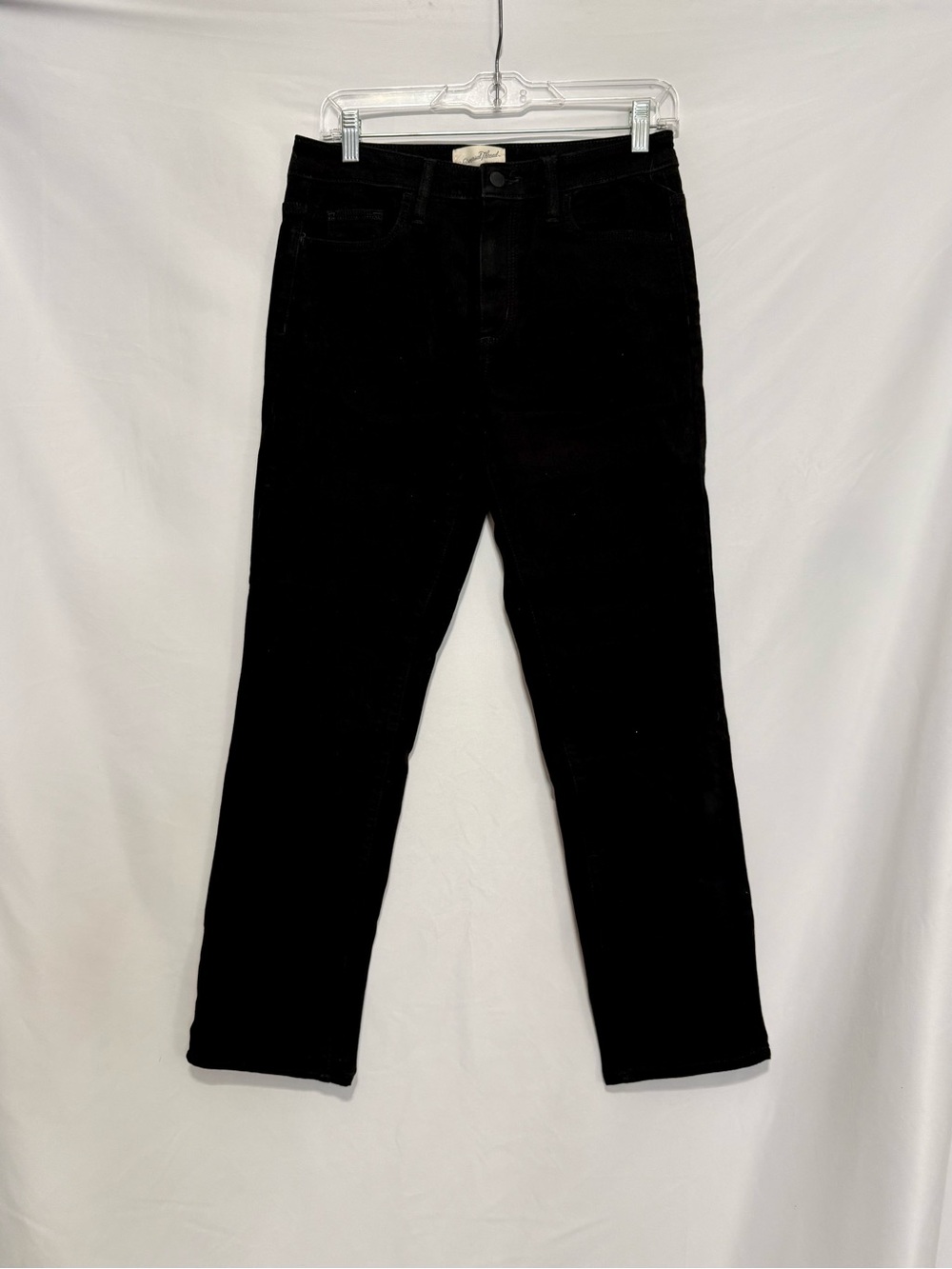 Universal Thread Black High Rise Slim Straight Leg Jeans size 4